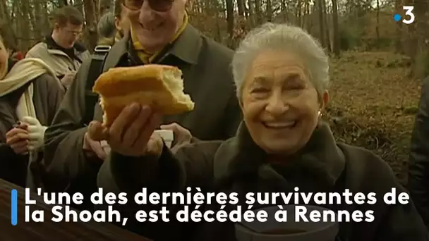 L'une des dernières survivantes françaises de la Shoah, est décédée à Rennes