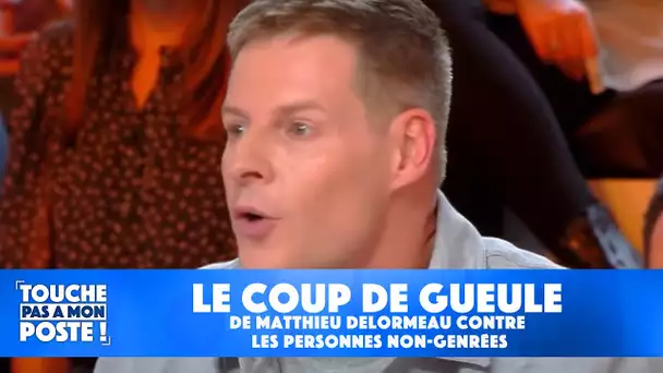 Le coup de gueule de Matthieu Delormeau contre les personnes non-genrées