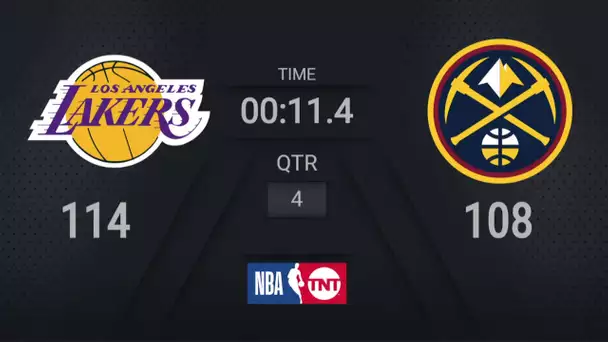Lakers @ Nuggets | NBA on TNT Live Scoreboard | #WholeNewGame