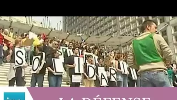 Manifestations à La Défense - Archive INA