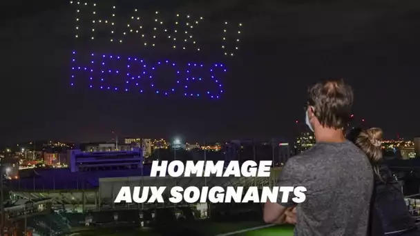 À Nashville, un spectacle de drones pour remercier les soignants