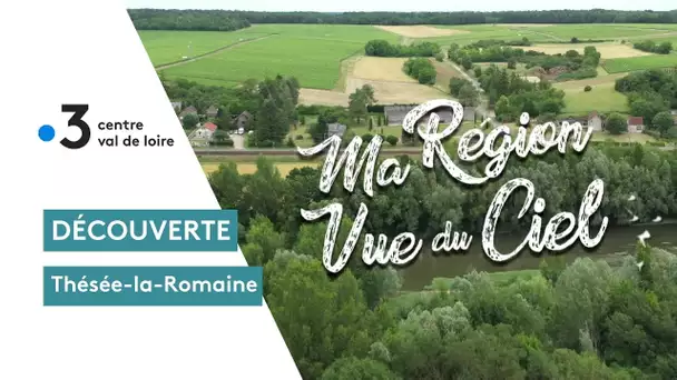 Thésée et son site gallo-romain vus du ciel