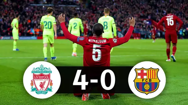 🏴󠁧󠁢󠁥󠁮󠁧󠁿 Comment Liverpool a renversé le Barça (Liverpool 4-0 Barça)