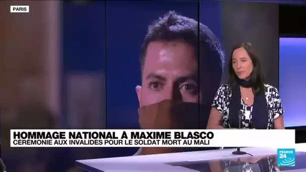 Hommage national à Maxime Blasco : "c'était un soldat d'exception" • FRANCE 24