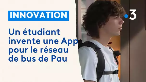 Béarn : un étudiant invente une appli pour le réseau de bus de Pau
