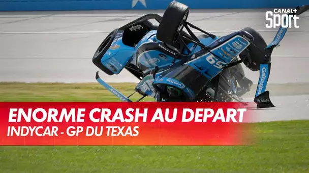 Crash spectaculaire au départ du Grand Prix du Texas