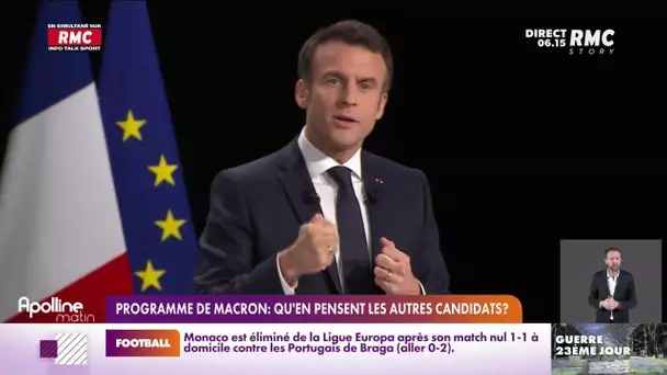 Programme de Macron : qu'en pensent les autres candidats ?