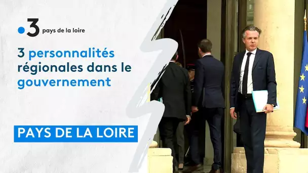 Trois personnalités des Pays de la Loire nommées dans le nouveau gouvernement