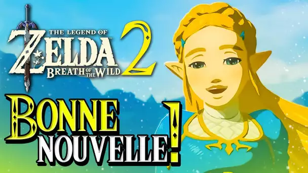 Zelda Breath of the Wild 2 : Incroyable Bonne Nouvelle !