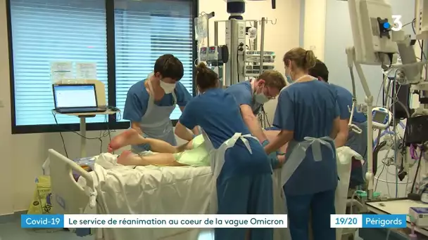 Périgueux : le service de réanimation de l'hôpital au coeur de la vague omicron