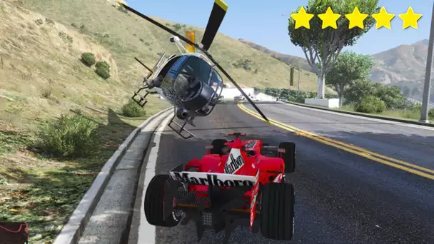 J&#039;AFFRONTE LA POLICE EN F1 SUR GTA 5 !