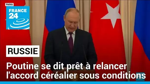 Poutine se dit prêt à relancer l'accord céréalier si ses demandes sont satisfaites • FRANCE 24