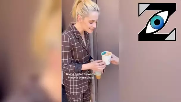 [Zap Réseaux Sociaux] Quand Kristen Stewart reçoit un café à son effigie ! (10/02/22)