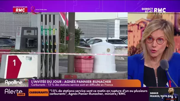 Carburants: Agnès Pannier-Runacher explique la stratégie pour endiguer la pénurie