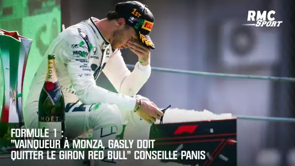 F1 : "Vainqueur à Monza, Gasly doit quitter le giron Red Bull" conseille Panis
