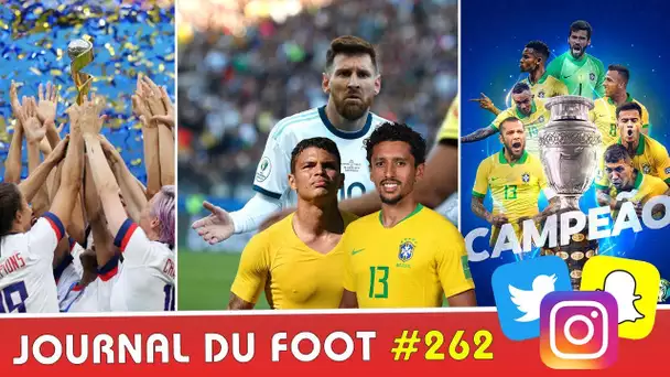 THIAGO SILVA et MARQUINHOS répondent à MESSI, USA et Brésil sacrés !