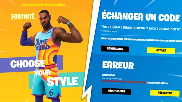 DES CODES POUR AVOIR LE SKIN "LEBRON JAMES" GRATUITEMENT + CHANGEMENTS SAISON 7