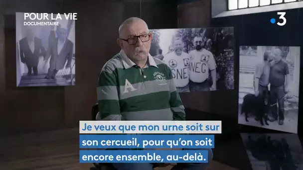 "Pour la vie". Ils ont plus de 70 ans et font partie de la communauté LGBT depuis la première heure.