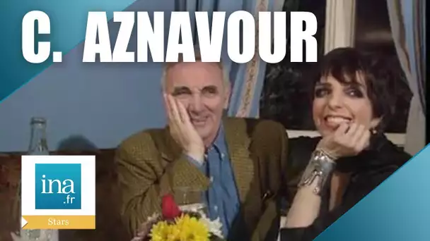 Liza Minelli et Charles Aznavour au Fouquet's | Archive INA