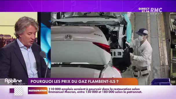 L'augmentation du prix du gaz s'explique par la reprise économique mondiale post-Covid