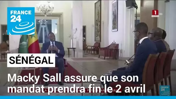 Sénégal : Macky Sall assure que son mandat prendra fin le 2 avril sans annoncer de date de scrutin