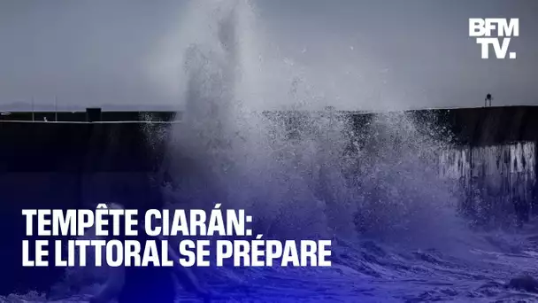 Tempête Ciarán: le littoral se prépare