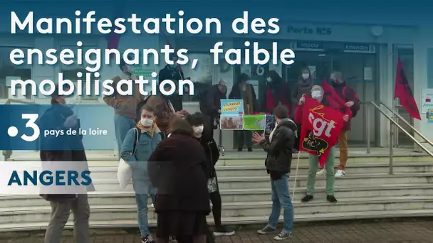 Manifestation, faible mobilisation des enseignants à Angers