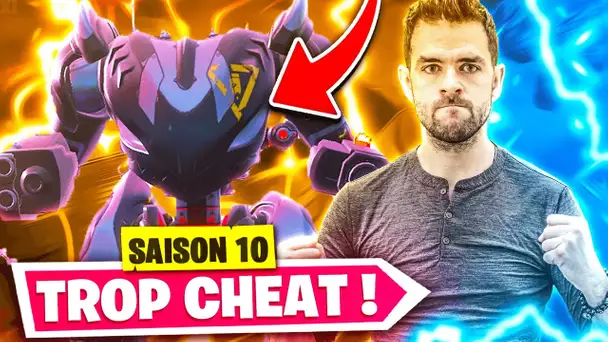 🏆CHOQUÉ! JE DETRUIT TOUT AU NOUVEAU ROBOT TROP CHEAT & RETOUR DE MON USINE FORTNITE SAISON 10 !