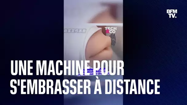 Cette machine permet de s’embrasser à distance