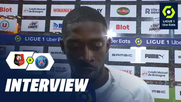 Interview de fin de match : STADE RENNAIS FC - PARIS SAINT-GERMAIN (1-3)  / 2023/2024