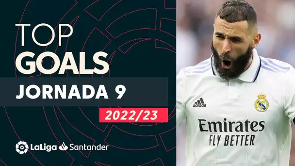 Todos los goles de la jornada 9 de LaLiga Santander 2022/2023