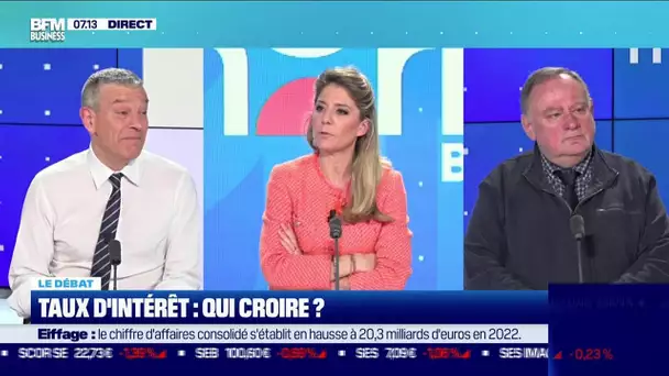 Nicolas Doze face à Jean-Marc Daniel : Qui croire sur la hausse ou non du taux d'intérêt ?