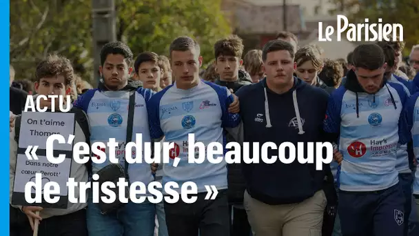 « Ça n’aurait jamais dû se passer » : 6000 personnes à la marche blanche pour Thomas, tué à Crépol