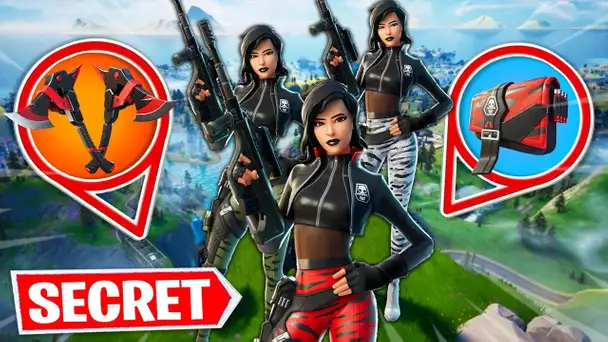 LE SKIN SECRET DE LA SAISON 1 CHAPITRE 2 ET LES RECOMPENSES CACHEES SUR LA MAP ! (FORTNITE SECRET)