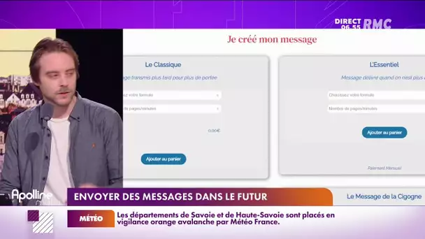 Une jeune entreprise des Alpes-Maritimes permet d'envoyer un message à son soi du futur.