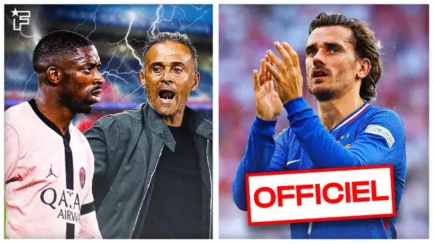 Le PSG écarte Ousmane Dembelé, Griezmann prend sa RETRAITE avec les Bleus | Revue de presse