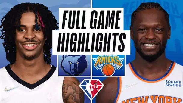 GRIZZLIES at KNICKS | FULL GAME HIGHLIGHTS | February 2, 2022