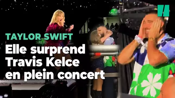 Travis Kelce est venu voir Taylor Swift chanter et elle a fait ça