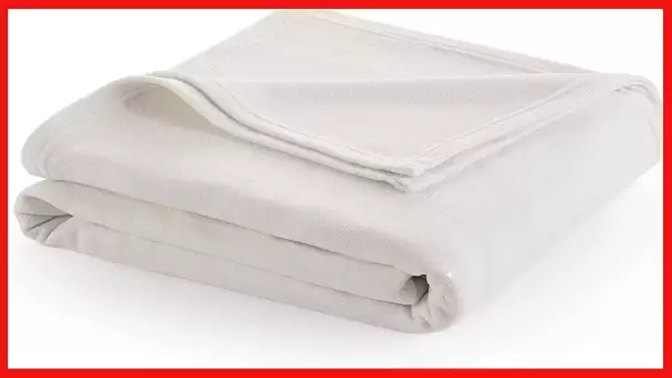 Martex 1B06847 Super Soft Fleece Plush Lightweight Blanket Low Lint Luxury Hotel Style Solid Pet