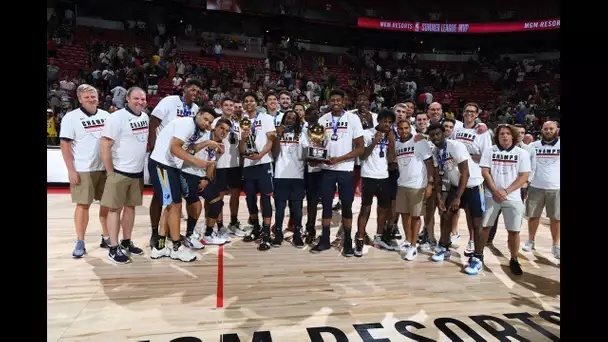 Memphis Grizzlies Full MGM Resorts NBA Summer League Championship Trophy Ceremony