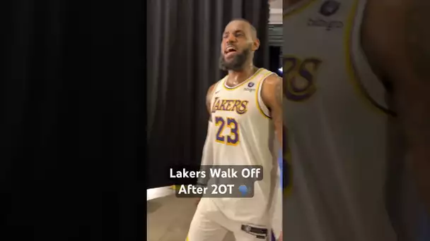 Lakers sound off after their 2OT win in Golden State | #Shorts