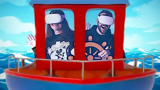 ON PART A L'AVENTURE AVEC NOTRE NOUVEAU BATEAU ! GARDEN OF THE SEA VR OCULUS META QUEST 2