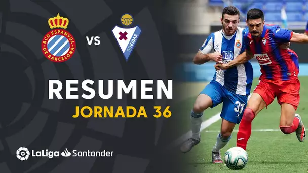 Resumen de RCD Espanyol vs SD Eibar (0-2)