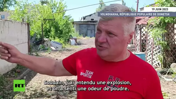 République populaire de Donetsk : « J’ai entendu une explosion, et on a senti une odeur de poudre »