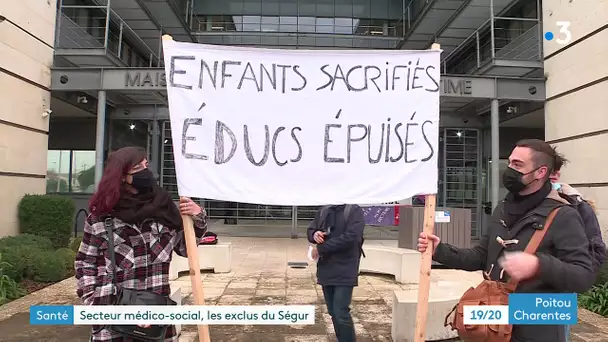 Les oubliés du Ségur : les salariés du secteur médico-social manifestent à La Rochelle