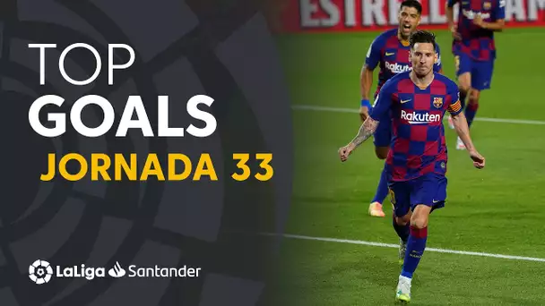 Todos los goles de la jornada 33 de LaLiga Santander 2019/2020