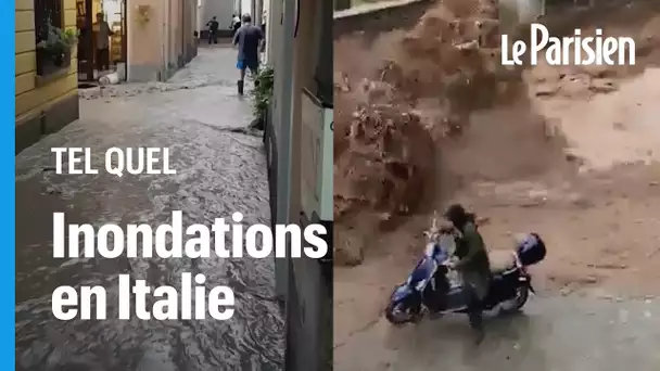 Inondations spectaculaires autour du lac de Côme en Italie
