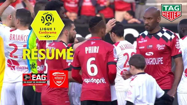 EA Guingamp - Nîmes Olympique ( 2-2 ) - Résumé - (EAG - NIMES) / 2018-19