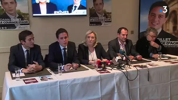 Municipales 2020 : Marine Le Pen en campagne à Nîmes, Lunel et Sète pour soutenir les candidats RN