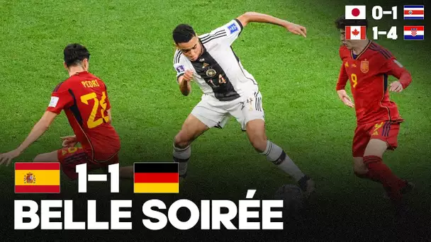 🔥 UN VRAI CHOC ! Espagne et Allemagne (1-1) se neutralisent, la Croatie renverse le Canada (4-1)